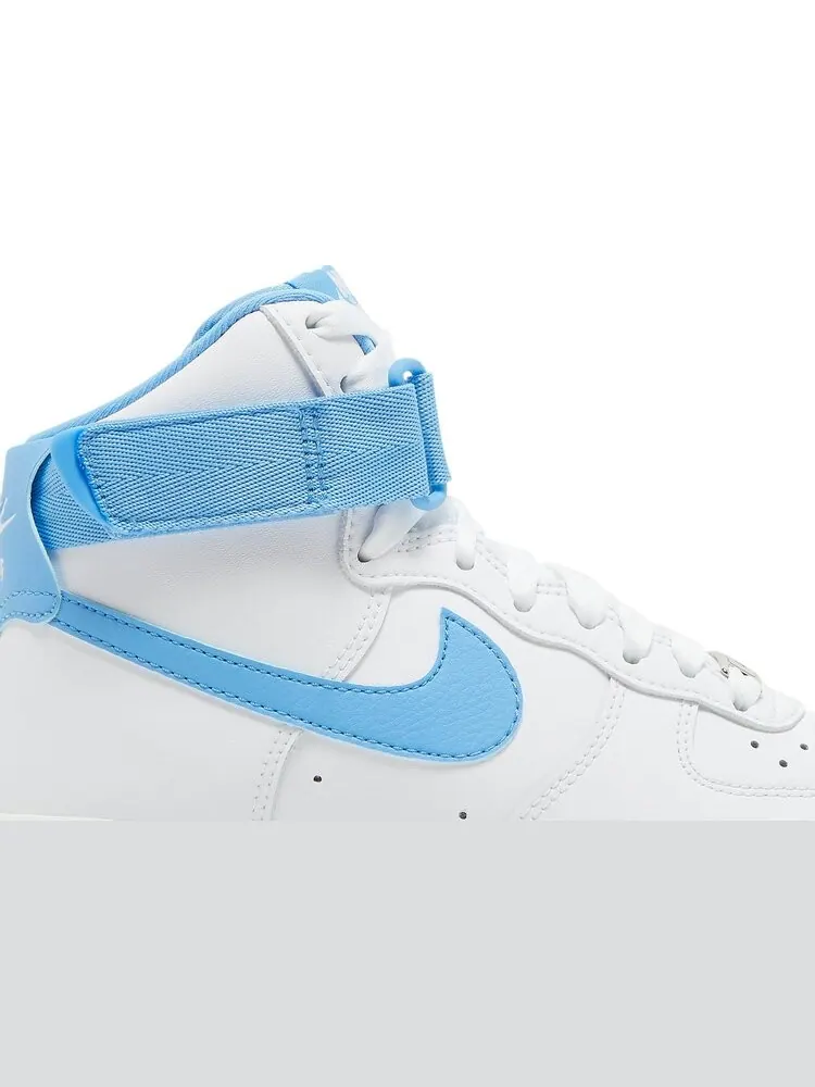 Кроссовки Nike Wmns Air Force 1 High 'White University Blue' — изображение 2 из 8, белый