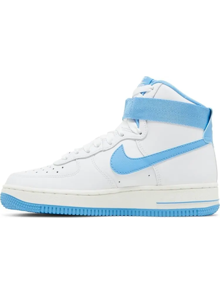 Кроссовки Nike Wmns Air Force 1 High 'White University Blue' — изображение 3 из 8, белый