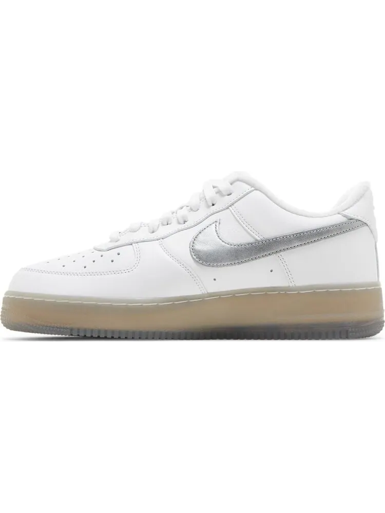 Кроссовки Nike Air Force 1 '07 Premium 'White Metallic Silver' — изображение 3 из 8, белый