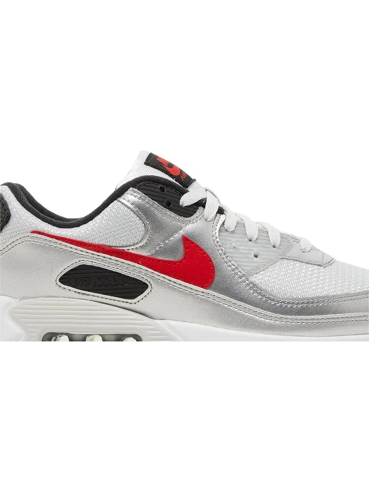 Кроссовки Nike Air Max 90 Icons — Silver Bullet — изображение 2 из 4, серебряный