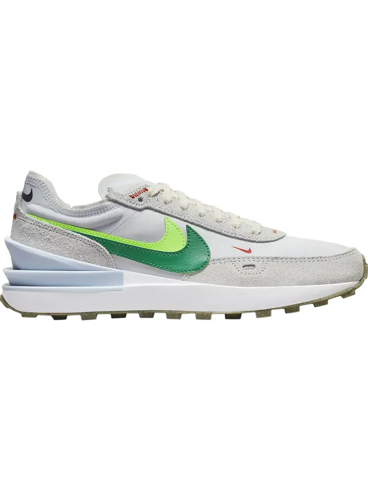 Кроссовки Nike Wmns Waffle One SE 'Double Swoosh - Grey Green' — изображение 1 из 1, серый
