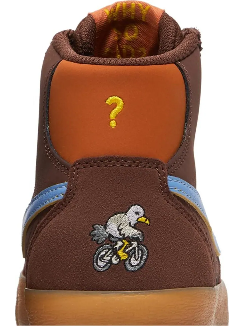 Кроссовки Nike Why So Sad? x Wmns Bruin High SB 'The Predatory Bird' — изображение 7 из 8, коричневый