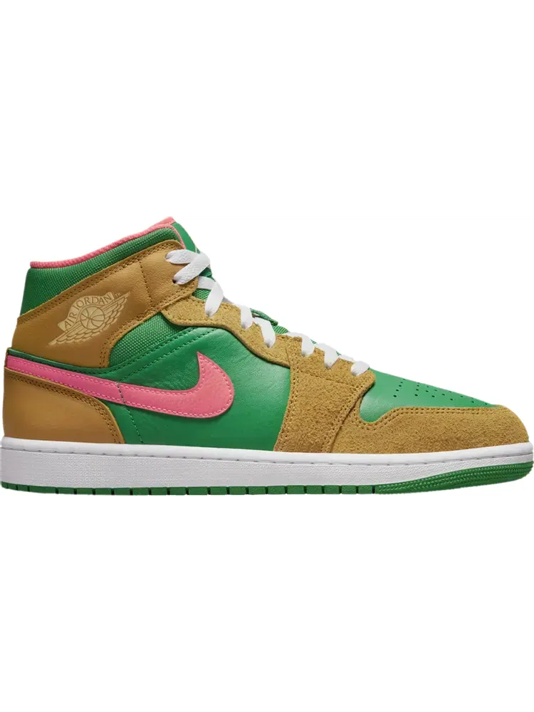Кроссовки Air Jordan 1 Mid SE 'Wheat Watermelon' — изображение 1 из 1, коричневый