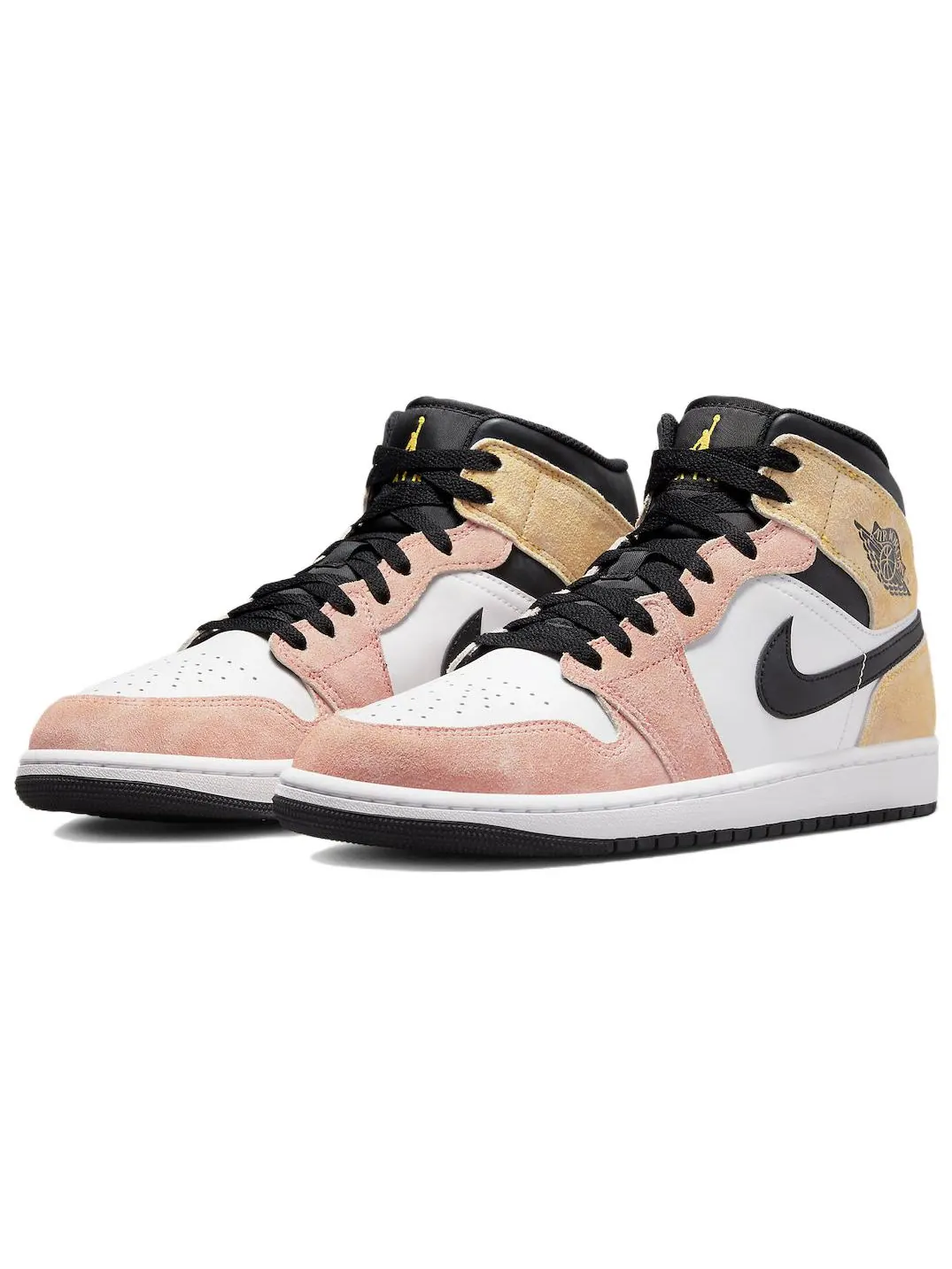 Кроссовки Air Jordan 1 Mid SE 'Flight Club' — изображение 3 из 6, розовый