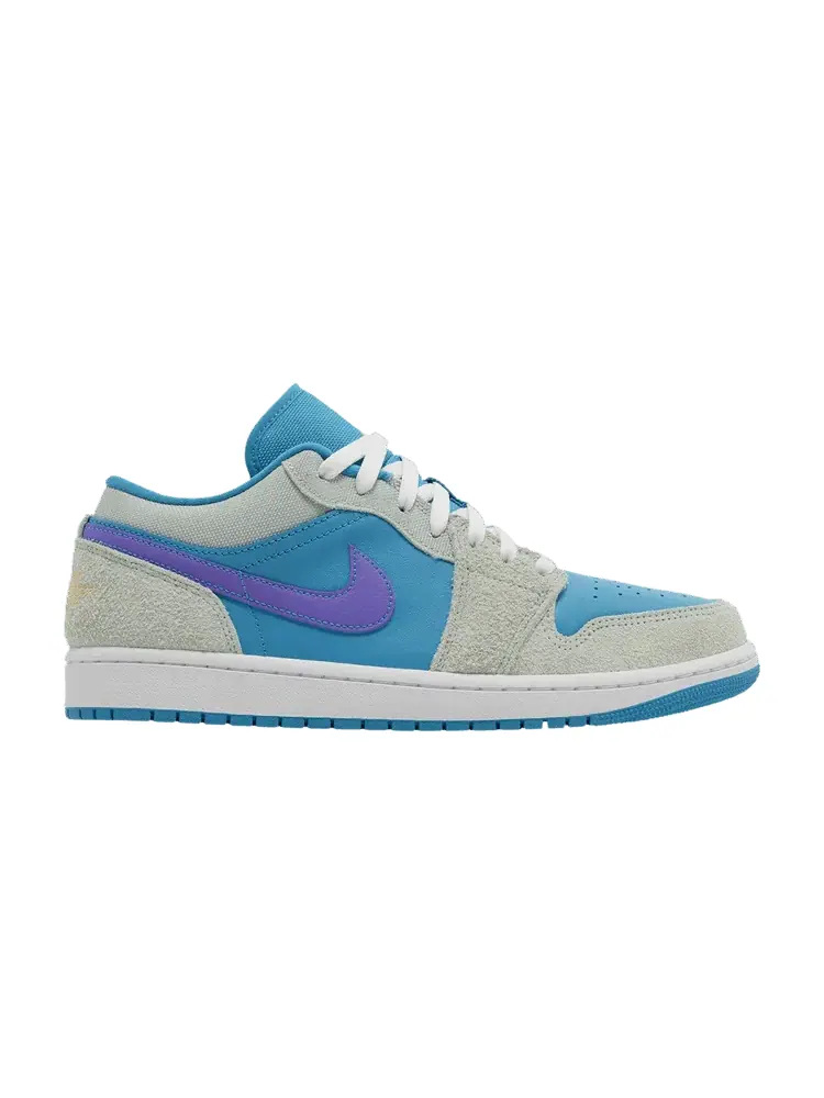 Кроссовки Air Jordan Air Jordan 1 Low SE 'Aquatone Concord' — изображение 1 из 9, фиолетовый/золотистый