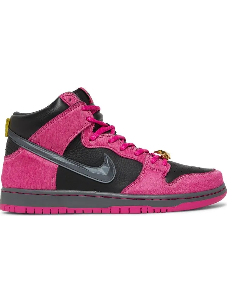 Кроссовки Run The Jewels x Dunk High SB '4/20' — изображение 1 из 4, розовый