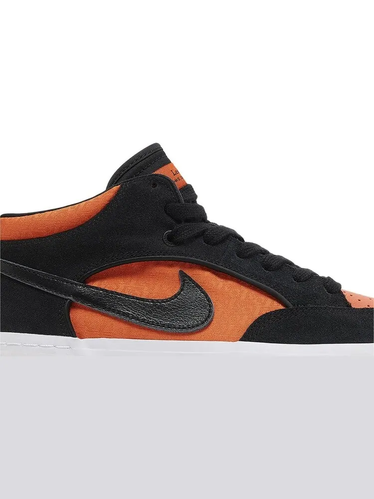 Кроссовки React Leo SB 'Black Electro Orange' — изображение 2 из 4, оранжевый