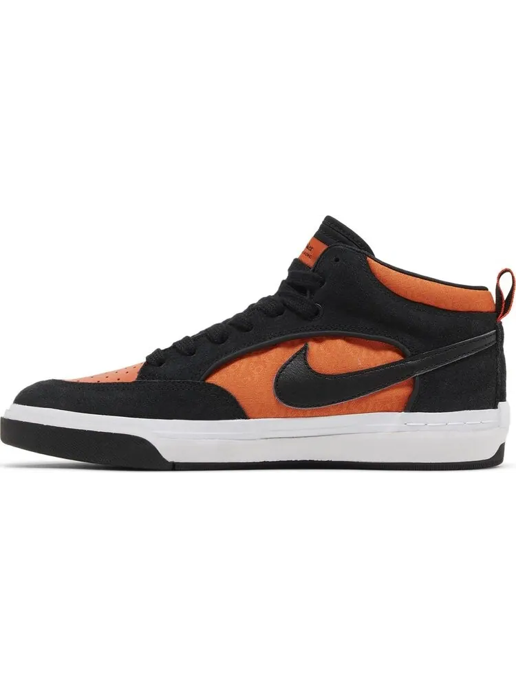 Кроссовки React Leo SB 'Black Electro Orange' — изображение 3 из 4, оранжевый