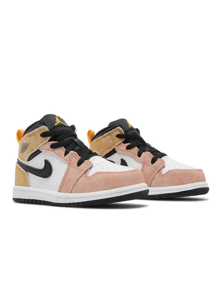 Кроссовки Air Jordan Air Jordan 1 Mid SE TD 'Flight Club' — изображение 9 из 9, белый/черный