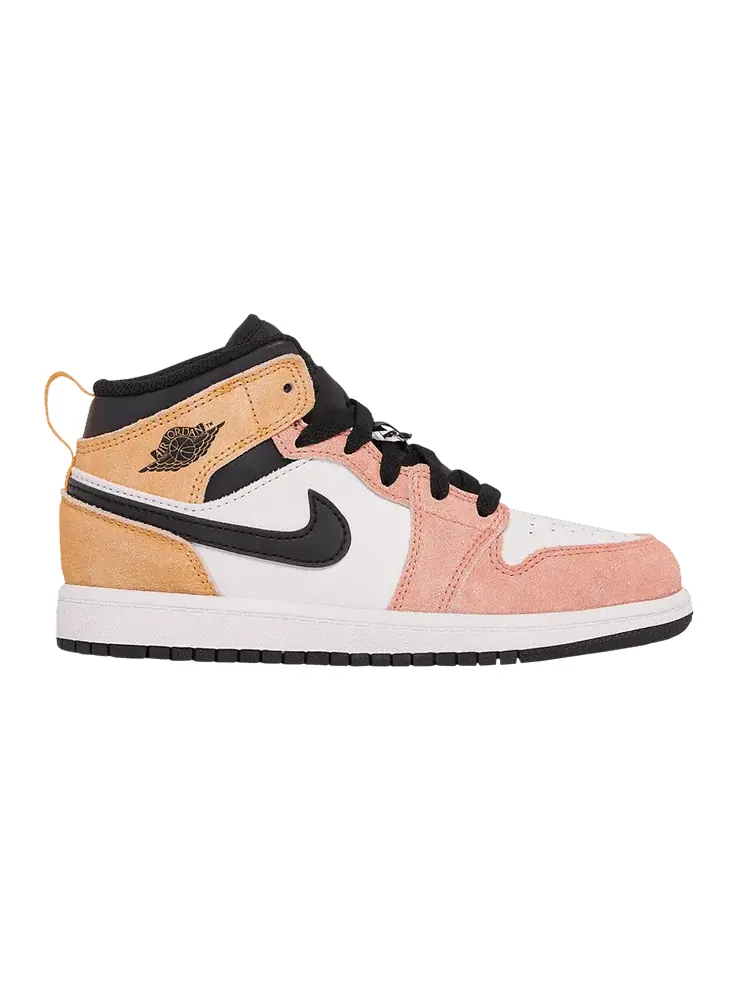 Кроссовки Air Jordan Air Jordan 1 Mid SE PS 'Flight Club' — изображение 1 из 1, белый/черный