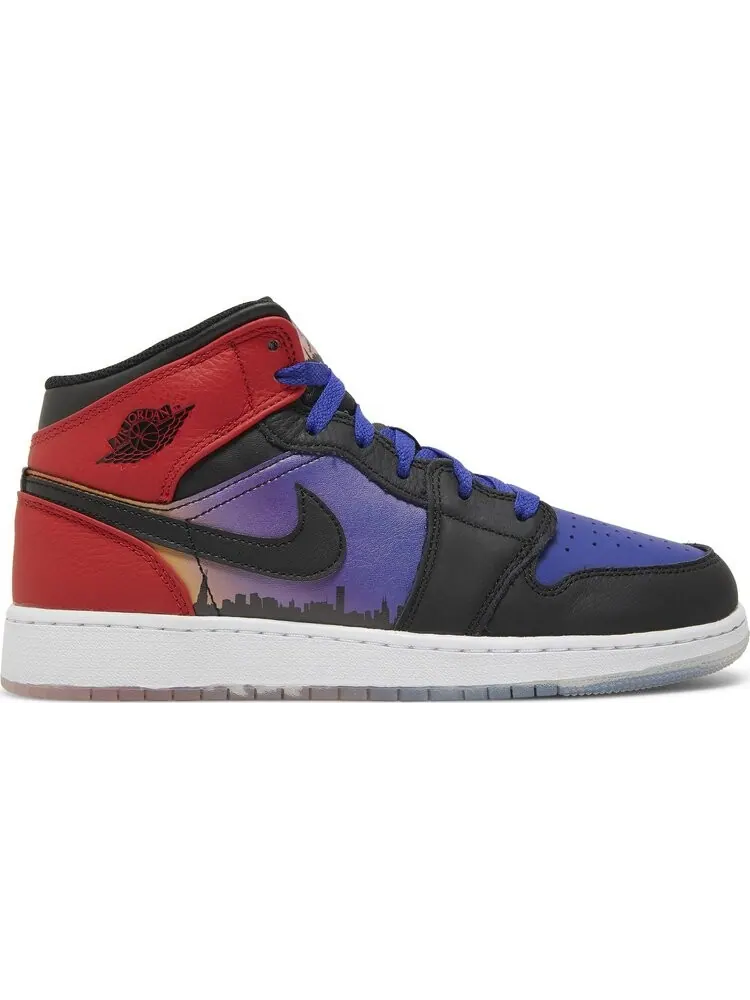 Кроссовки Air Jordan 1 Mid SS GS 'Skyline' — изображение 1 из 4, синий