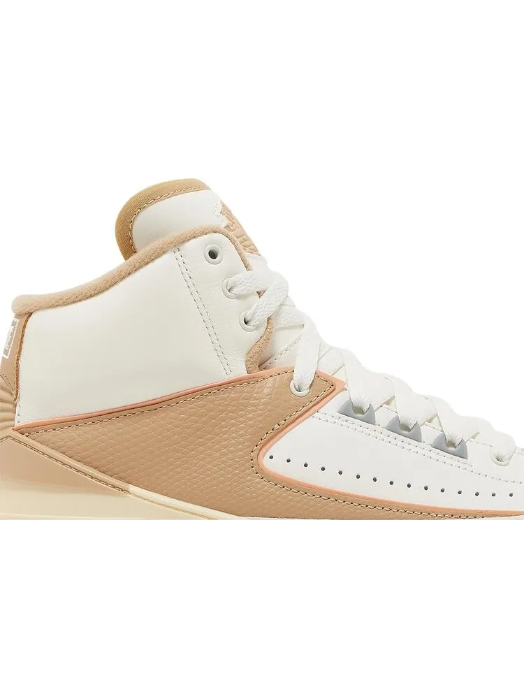 Кроссовки Wmns Air Jordan 2 Retro Craft — изображение 2 из 10, белый