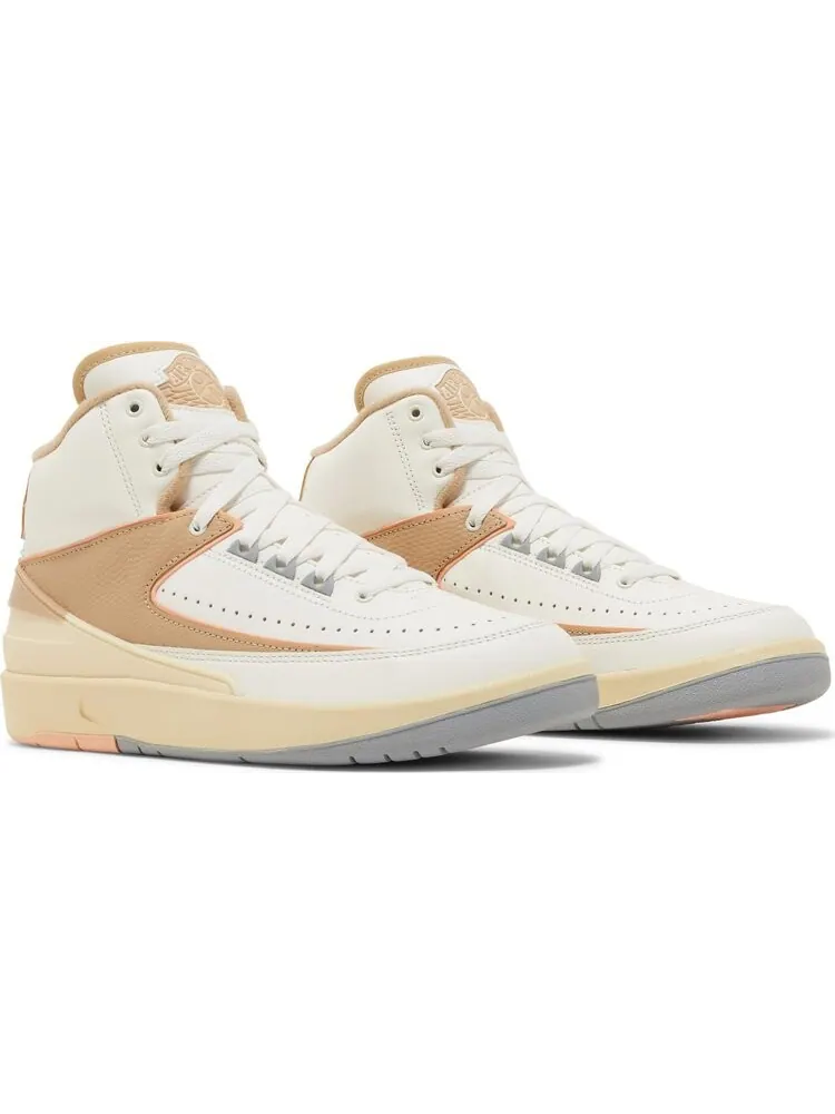 Кроссовки Wmns Air Jordan 2 Retro Craft — изображение 8 из 10, белый