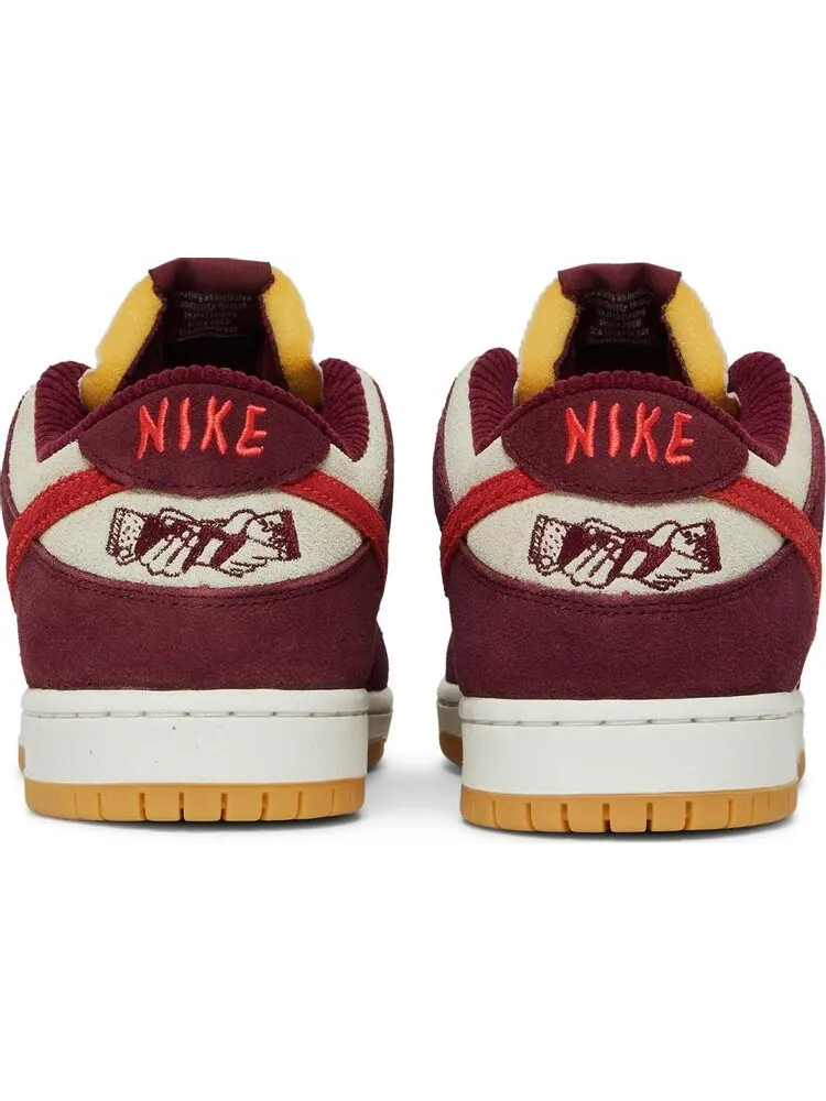 Кроссовки Nike Skate Like a Girl x Dunk Low SB — изображение 6 из 10, белый