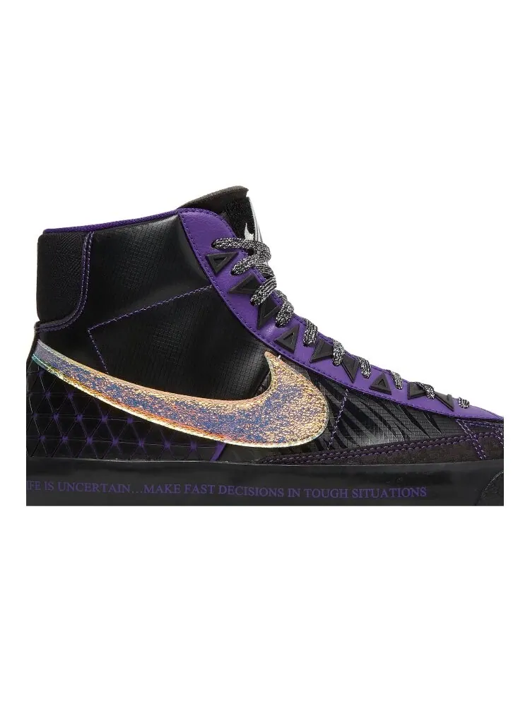 Кроссовки Nike Blazer Mid — изображение 2 из 4, черный