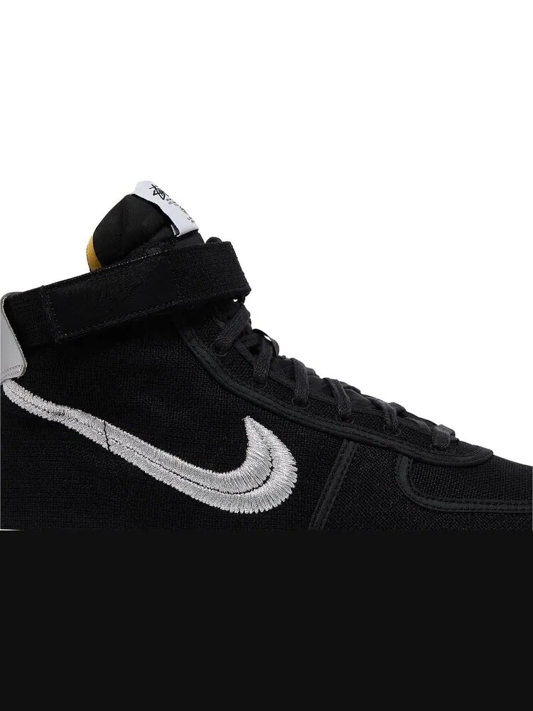 Кроссовки Nike Stussy x Vandal High 'Black' — изображение 2 из 4, черный