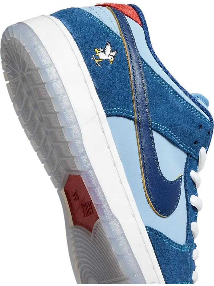 Кроссовки Nike Dunk Low SB 'The Predatory Bird' x Why So Sad? — изображение 10 из 10, синий