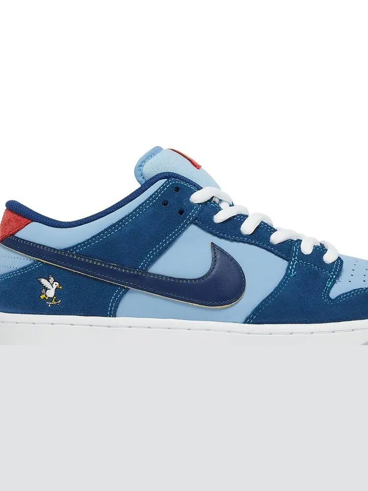 Кроссовки Nike Dunk Low SB 'The Predatory Bird' x Why So Sad? — изображение 2 из 10, синий