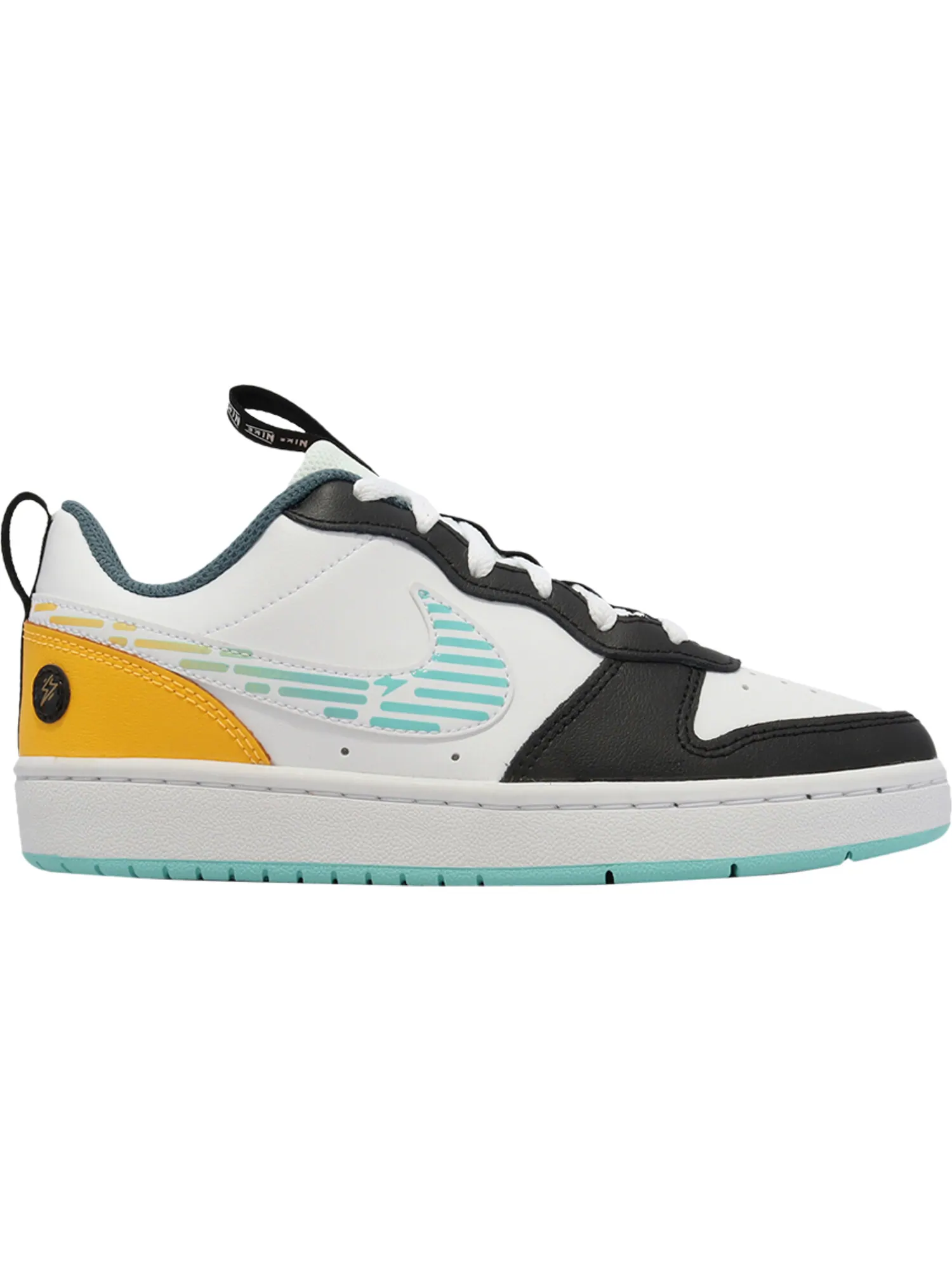 Кроссовки Nike Court Borough Low 2 SE GS — изображение 1 из 1, белый
