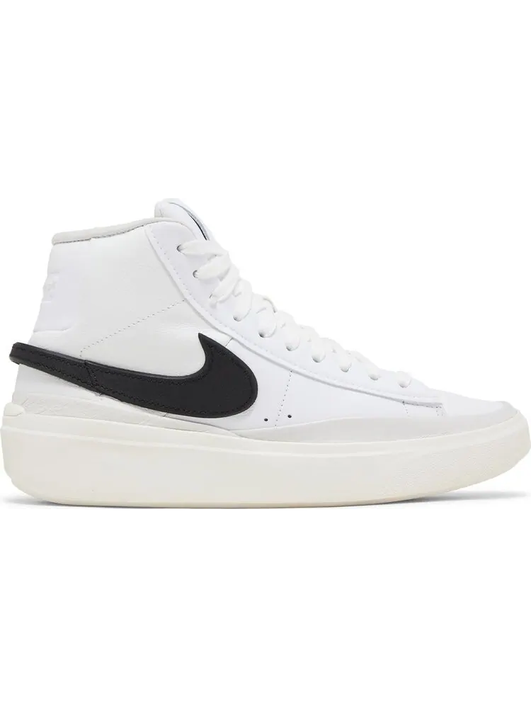 Кроссовки Blazer Phantom Mid 'White Black' — изображение 1 из 4, белый