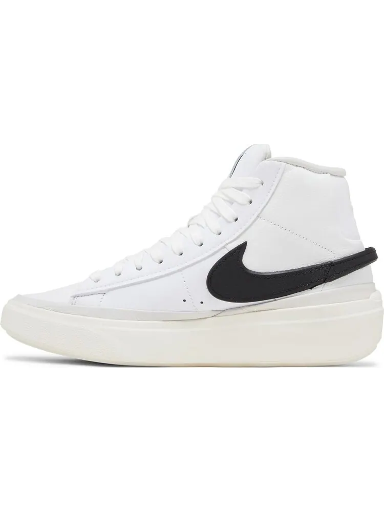Кроссовки Blazer Phantom Mid 'White Black' — изображение 3 из 4, белый