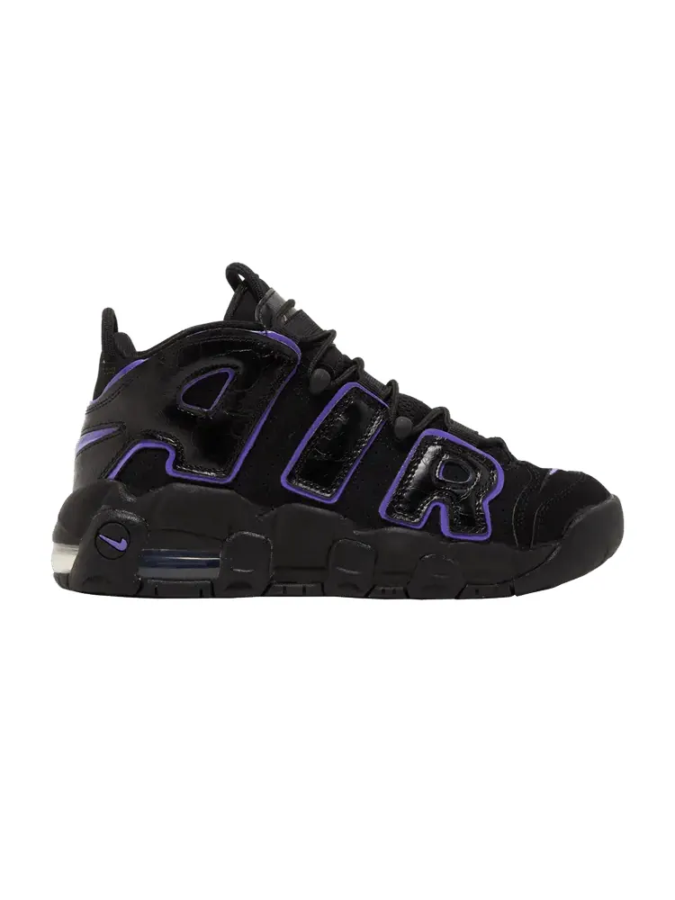 Кроссовки Nike Air More Uptempo GS 'Black Action Grape' — изображение 1 из 9
