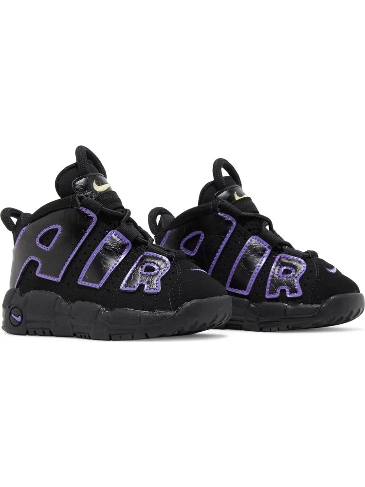 Кроссовки Nike Air More Uptempo TD 'Black Action Grape' — изображение 8 из 8, черный