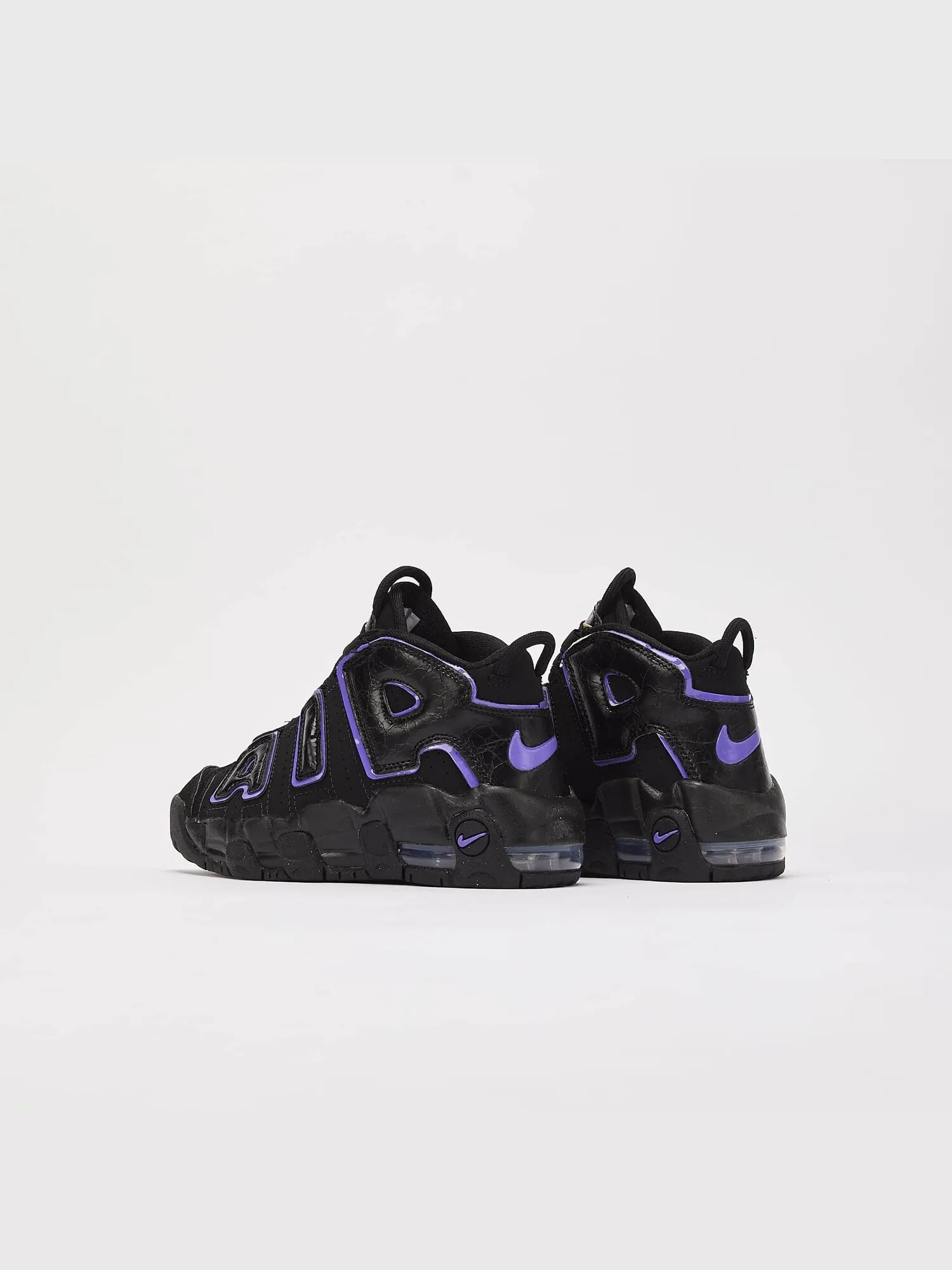 Кроссовки детские Nike Air More Uptempo PS 'Black Action Grape' — изображение 4 из 4, черный