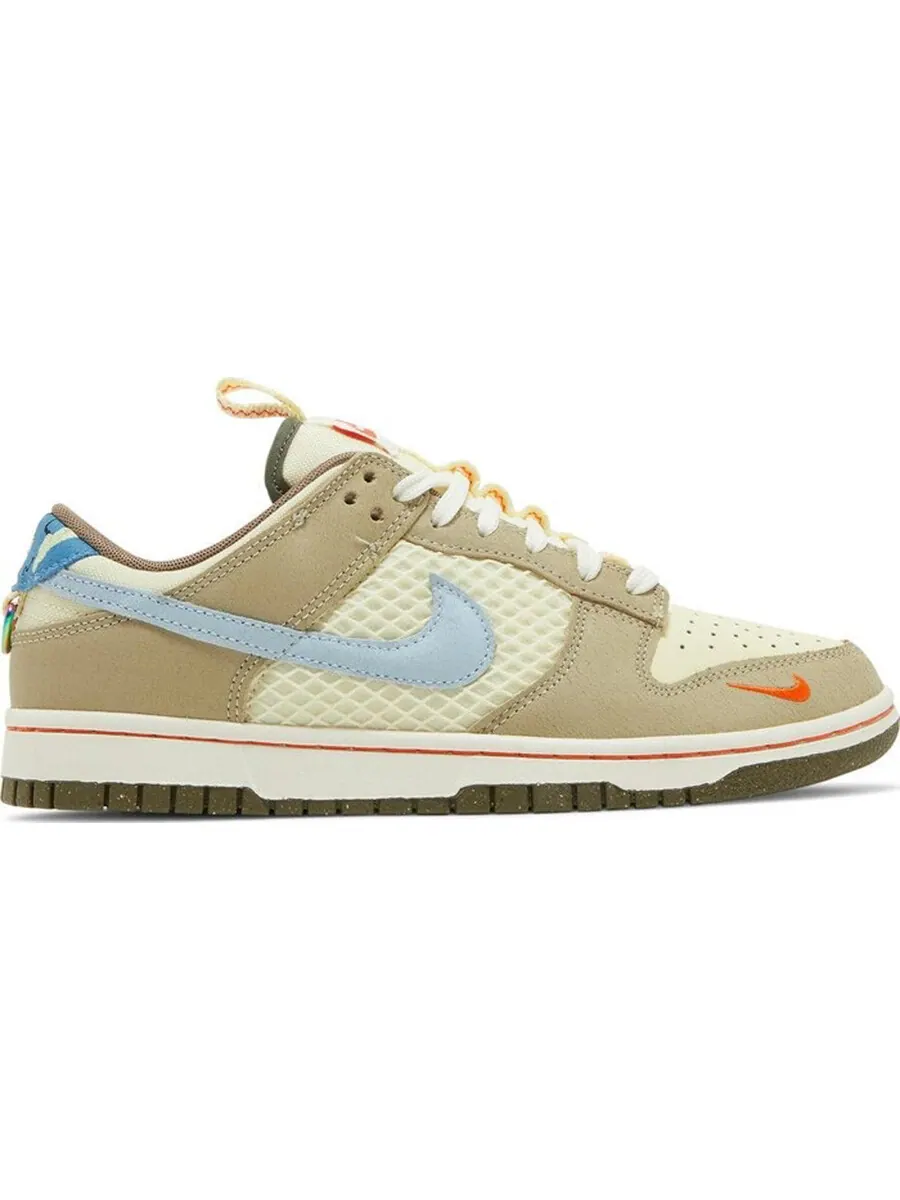 Кроссовки Nike Dunk Low — изображение 1 из 4, бежевый/мультиколор