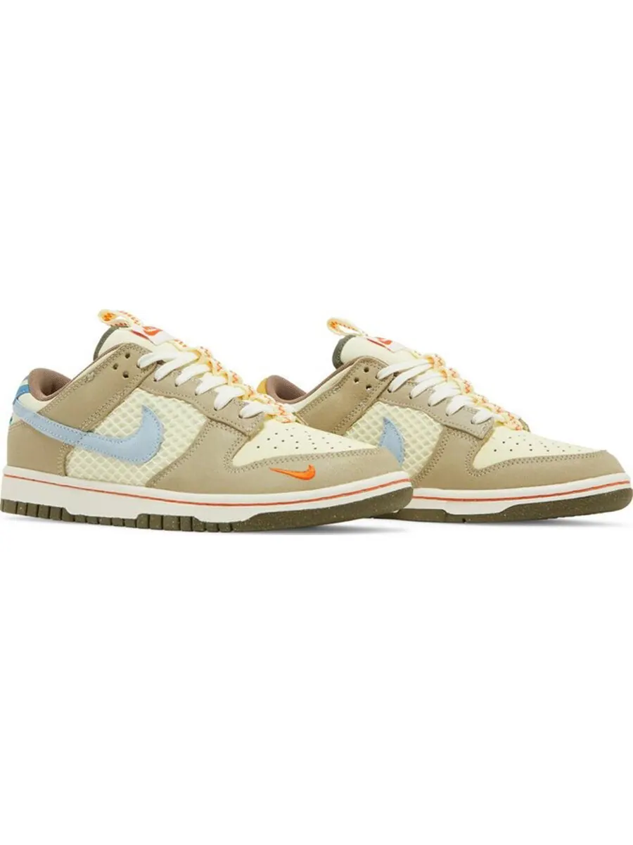 Кроссовки Nike Dunk Low — изображение 2 из 4, бежевый/мультиколор