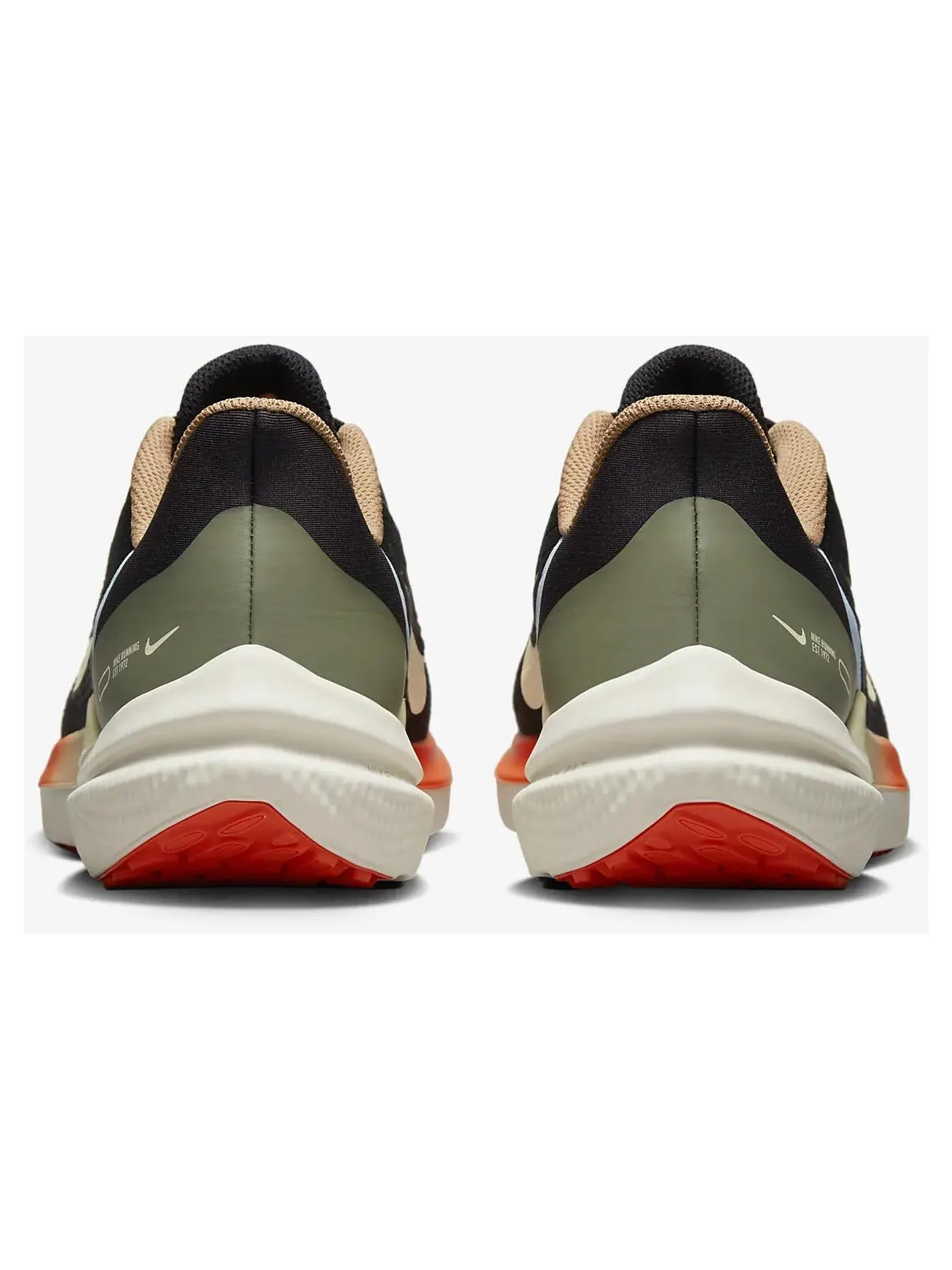 Кроссовки Nike Air Winflo 9 — изображение 4 из 7, черный/оранжевый