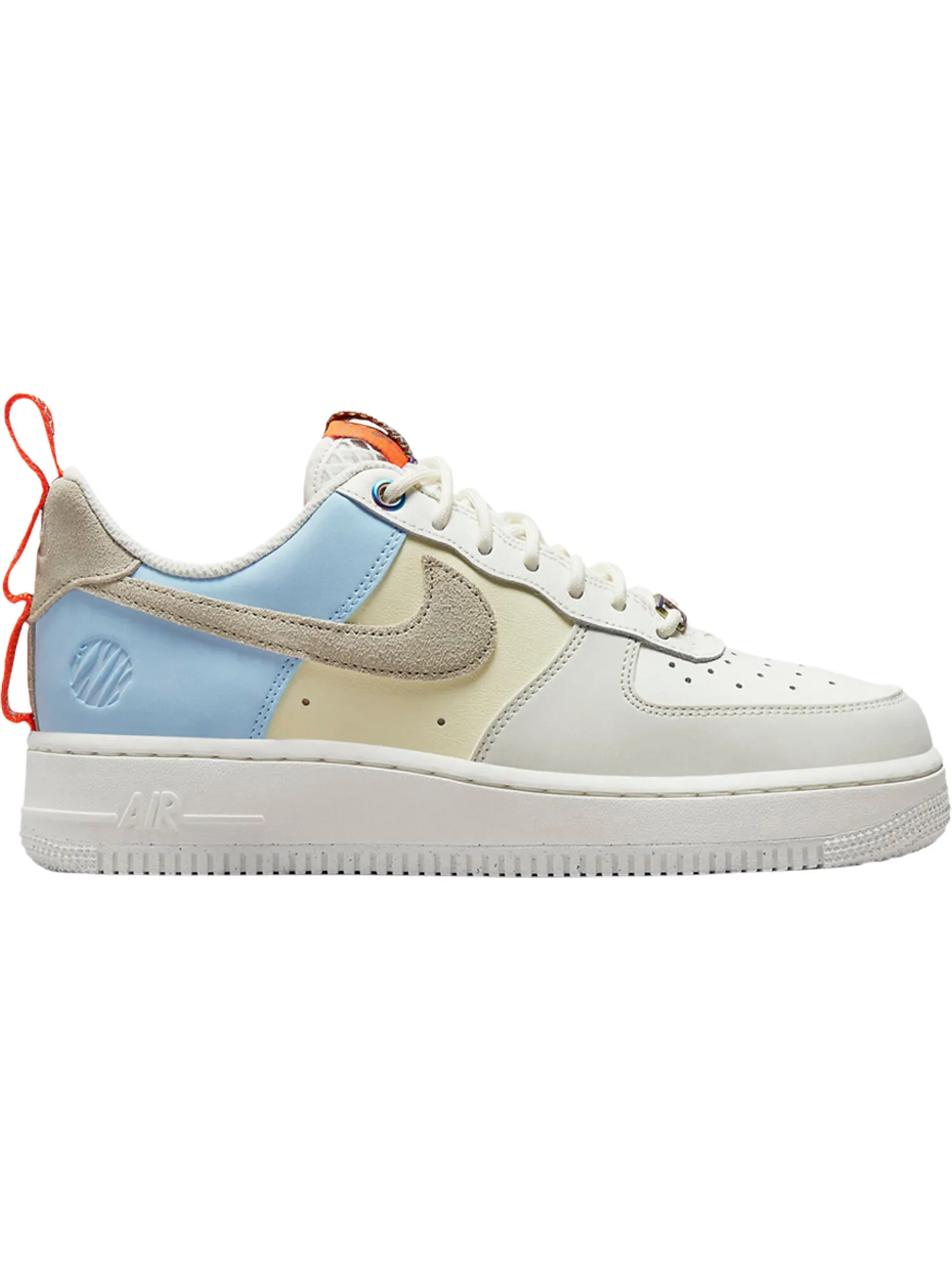 Кроссовки Nike Wmns Air Force 1 — изображение 1 из 1, белый-светлый синий