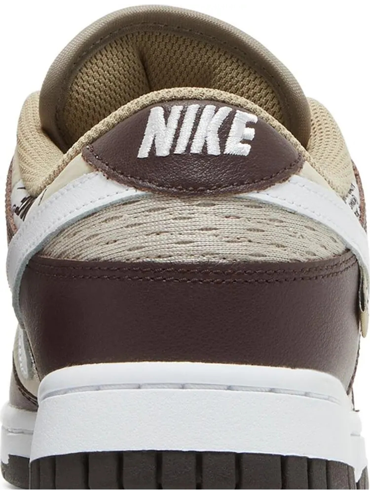 Кроссовки Nike Wmns Dunk Low 'Light Orewood Brown' — изображение 7 из 8, коричневый
