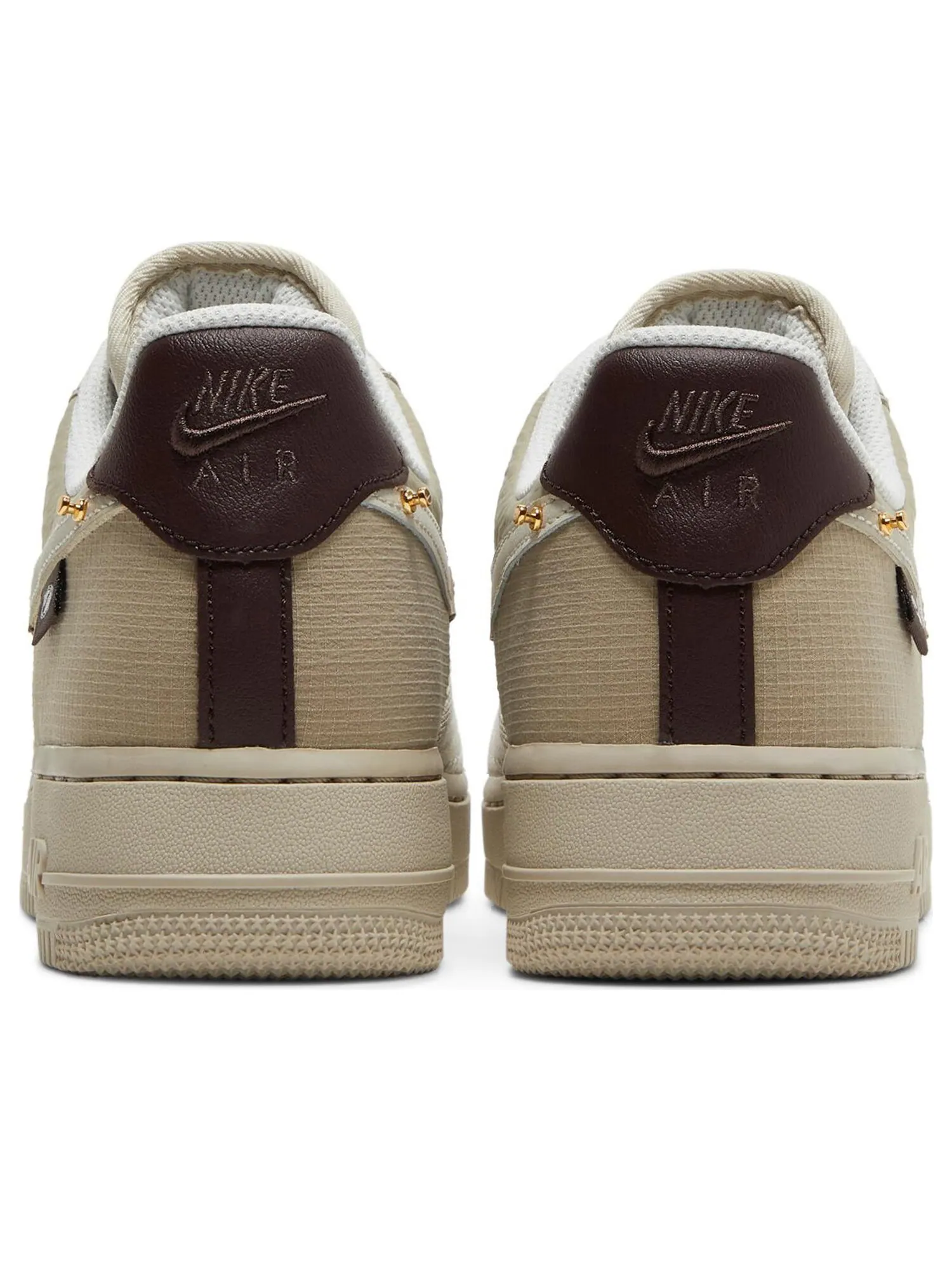Кроссовки Nike Wmns Air Force 1 '07 LX 'Tan Bling' — изображение 6 из 8, бежевый
