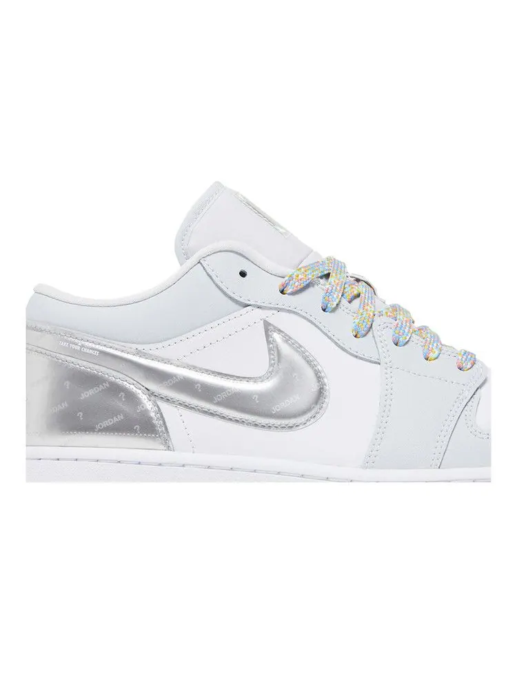 Кроссовки Air Jordan Air Jordan 1 Low SE 'Tear-Away' — изображение 3 из 9, белый/серый