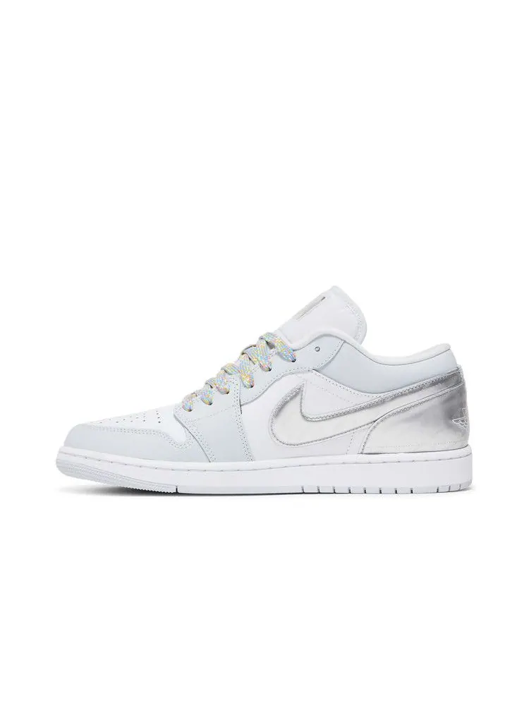 Кроссовки Air Jordan Air Jordan 1 Low SE 'Tear-Away' — изображение 4 из 9, белый/серый