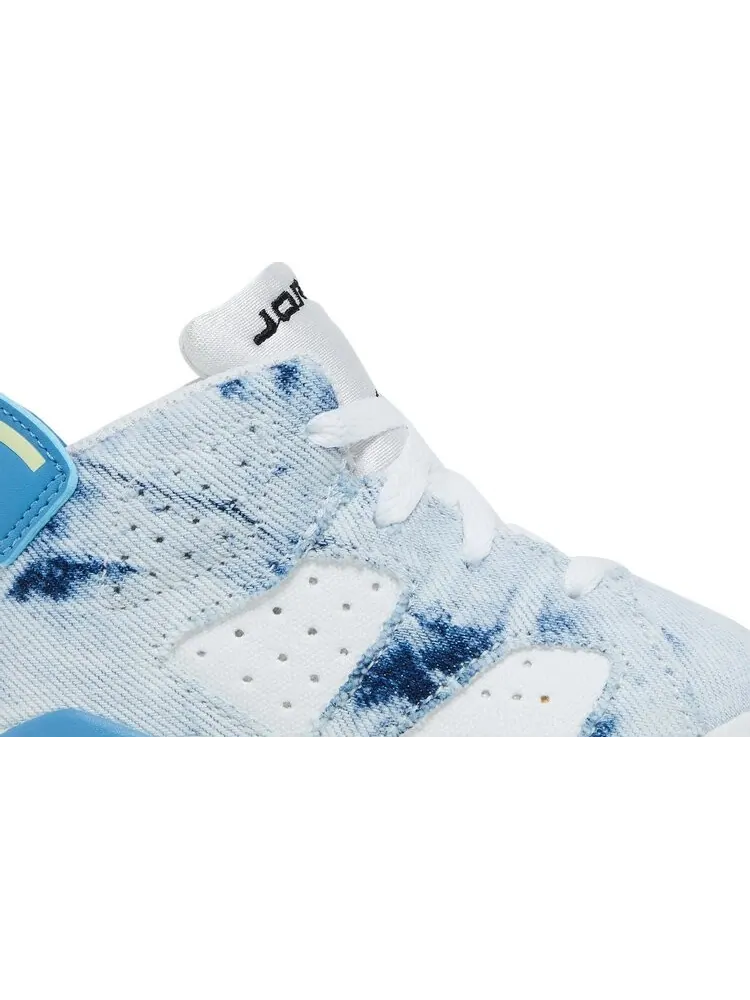 Кроссовки Air Jordan 6 Retro TD Washed Denim 2022 — изображение 2 из 8, синий