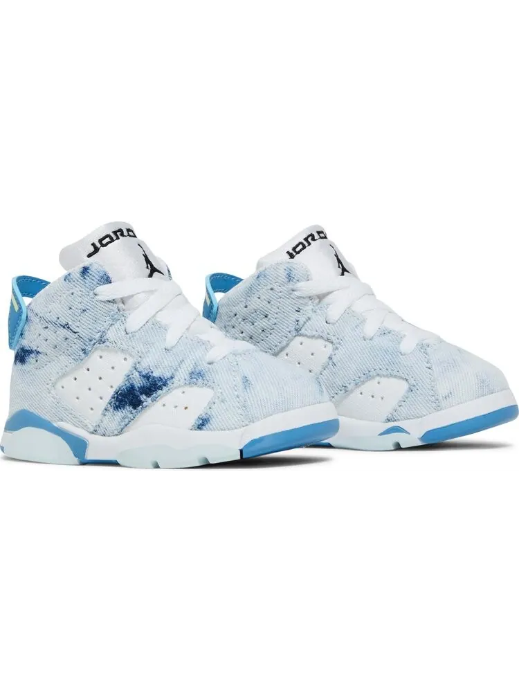 Кроссовки Air Jordan 6 Retro TD Washed Denim 2022 — изображение 8 из 8, синий