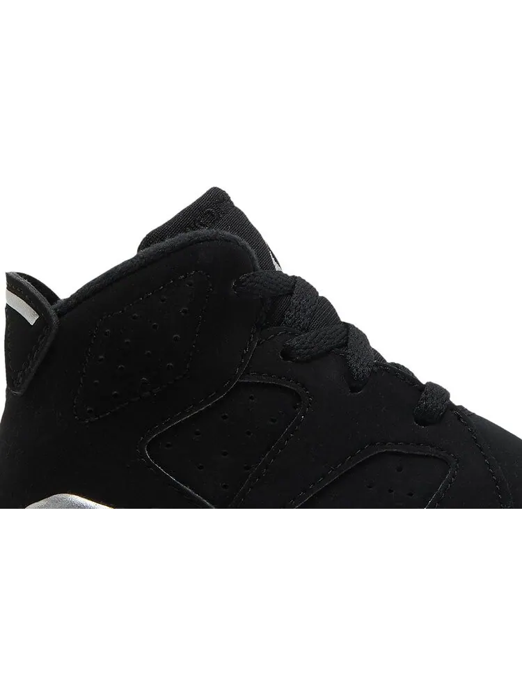 Кроссовки Air Jordan 6 Retro TD Chrome — изображение 2 из 8, черный