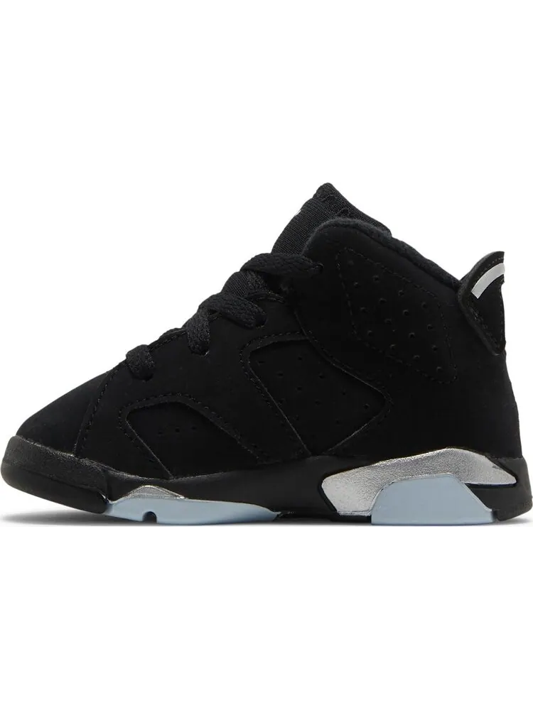 Кроссовки Air Jordan 6 Retro TD Chrome — изображение 3 из 8, черный