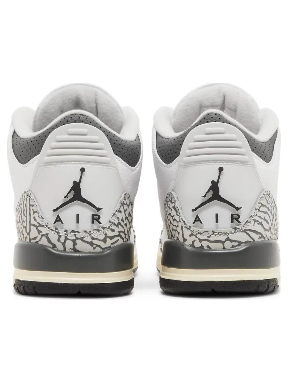 Кроссовки Nike Air Jordan 3 Retro GS Hide N' Sneak — изображение 4 из 8, белый/серый