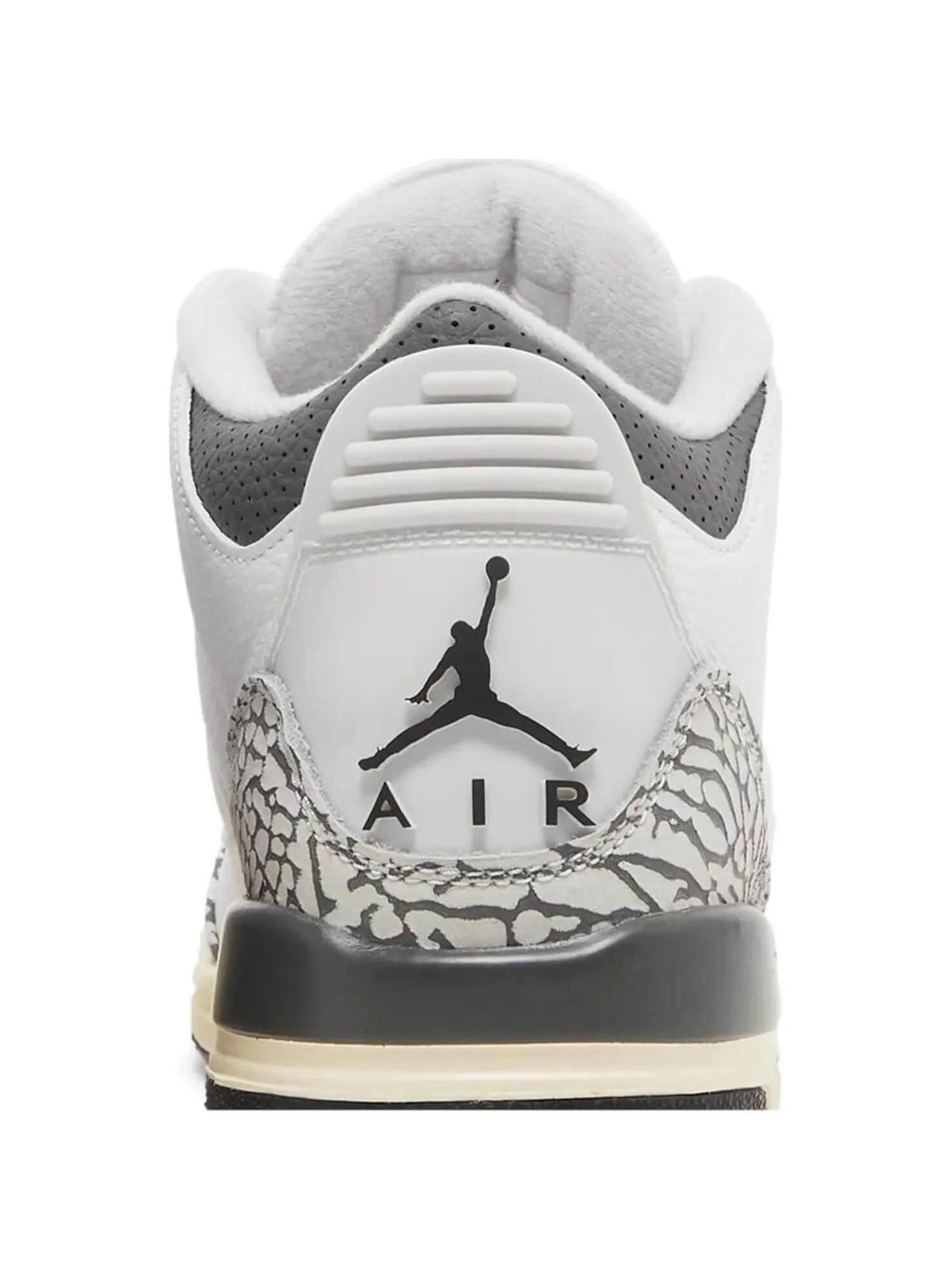 Кроссовки Nike Air Jordan 3 Retro GS Hide N' Sneak — изображение 6 из 8, белый/серый