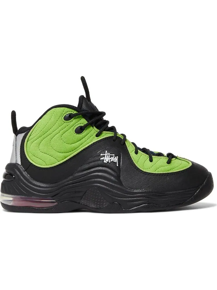 Кроссовки Nike Stussy x Air Penny 2 'Vivid Green' — изображение 1 из 8, зеленый