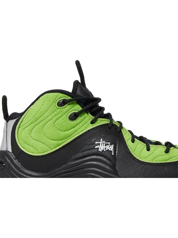 Кроссовки Nike Stussy x Air Penny 2 'Vivid Green' — изображение 2 из 8, зеленый