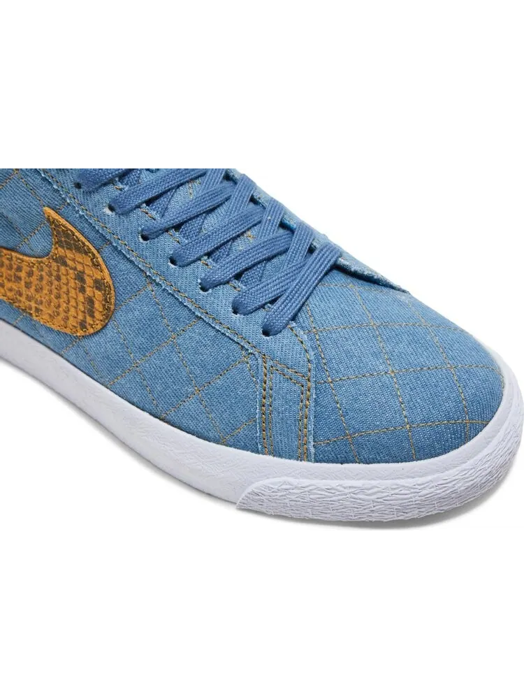Кроссовки Nike Supreme x Zoom Blazer Mid QS SB 'Denim' — изображение 9 из 10, синий