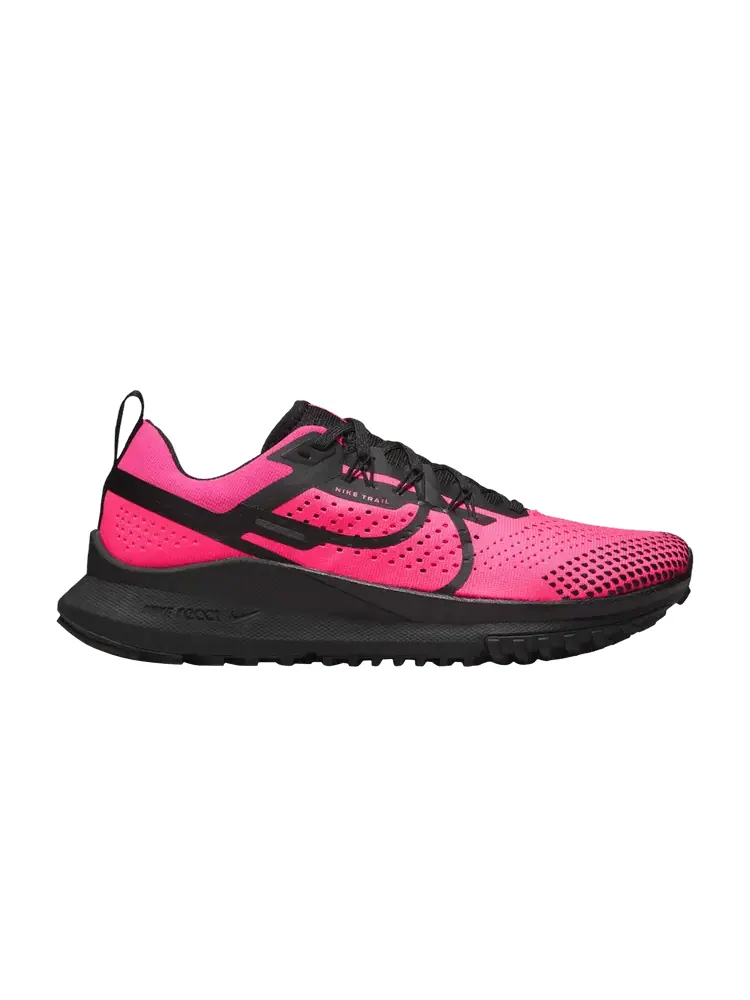 Кроссовки Wmns React Pegasus Trail 4 'Hyper Pink Black' — изображение 1 из 1, розовый черный