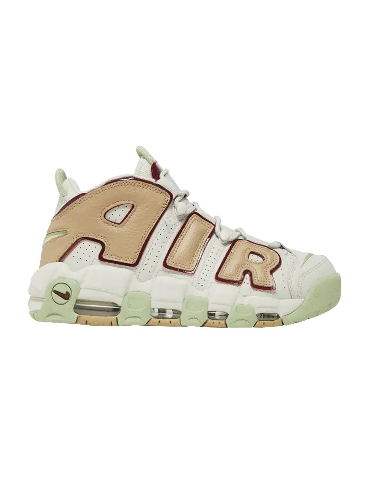 Кроссовки Nike Wmns Air More Uptempo 'Light Bone Alligator' — изображение 1 из 9, аллигатор коричневый