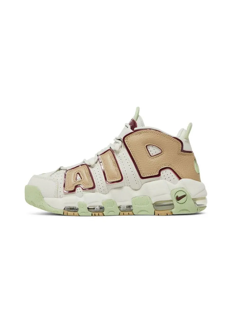 Кроссовки Nike Wmns Air More Uptempo 'Light Bone Alligator' — изображение 4 из 9, аллигатор коричневый