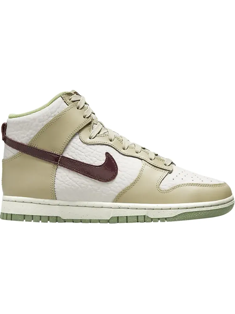 Кроссовки Nike Wmns Dunk High 'Light Bone Alligator' — изображение 1 из 1, белый