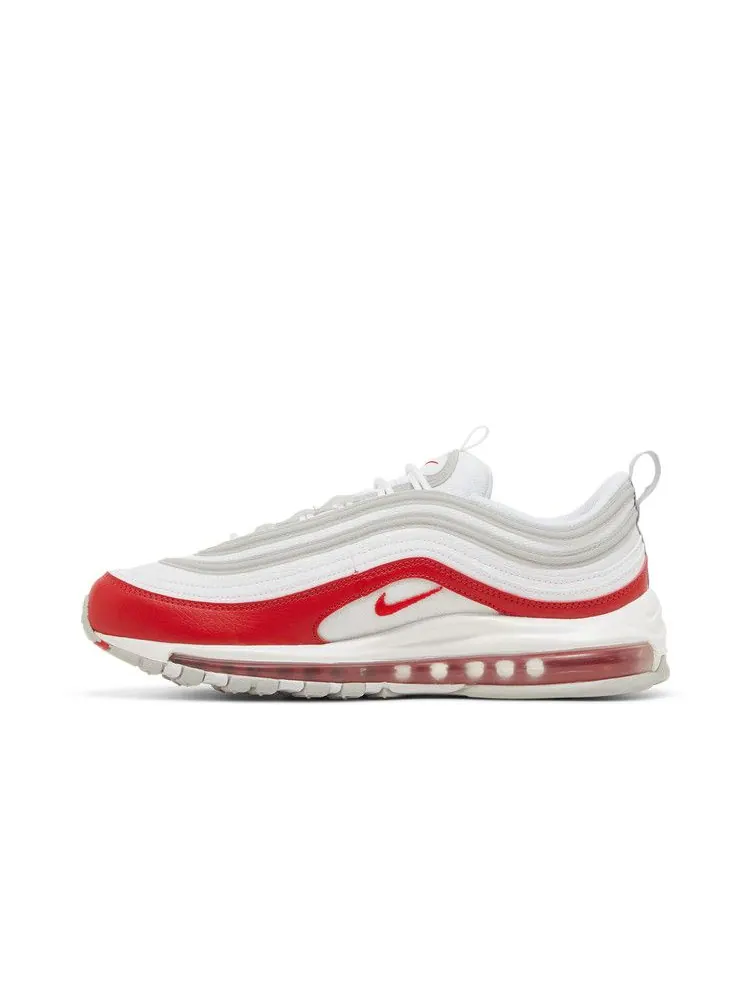 Кроссовки Nike Air Max 97 'White University Red' — изображение 4 из 9, белый/серый/красный